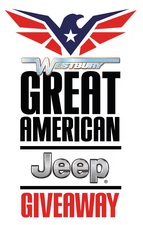 Westbury Great American Jeep Giveaway logo